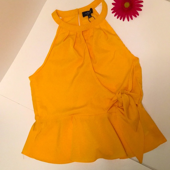 Tops - Milk & Honey Yellow Tank Top Sz “S”